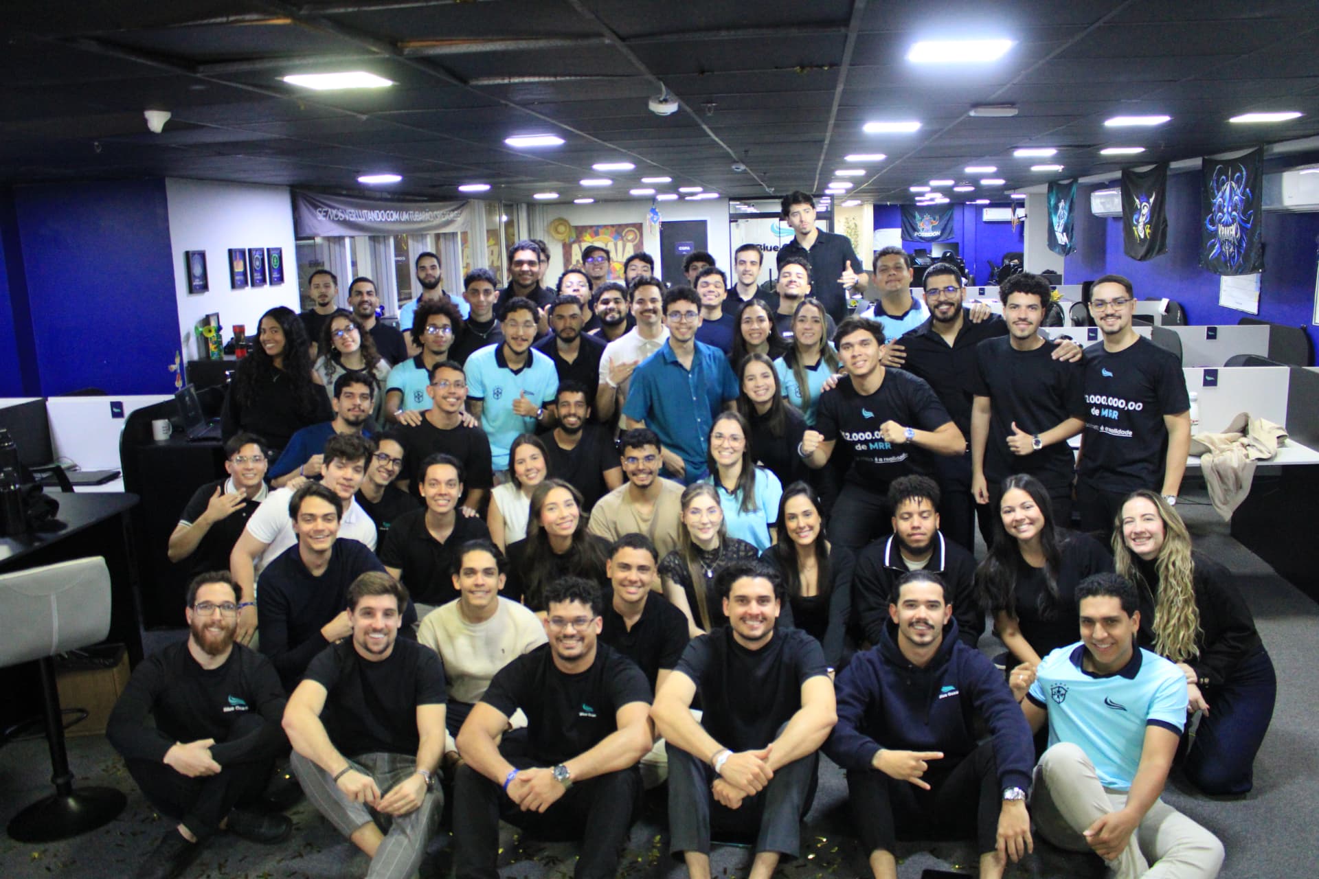 Equipe da Blue Ocean no escritório